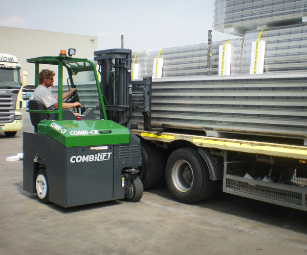 Combilift – COMBI CB – Multi-Directional counterbalance forklift – handling long loads - Building Supply - DIY - Insulation