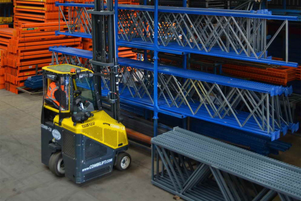 Stacking the racking with Combilift