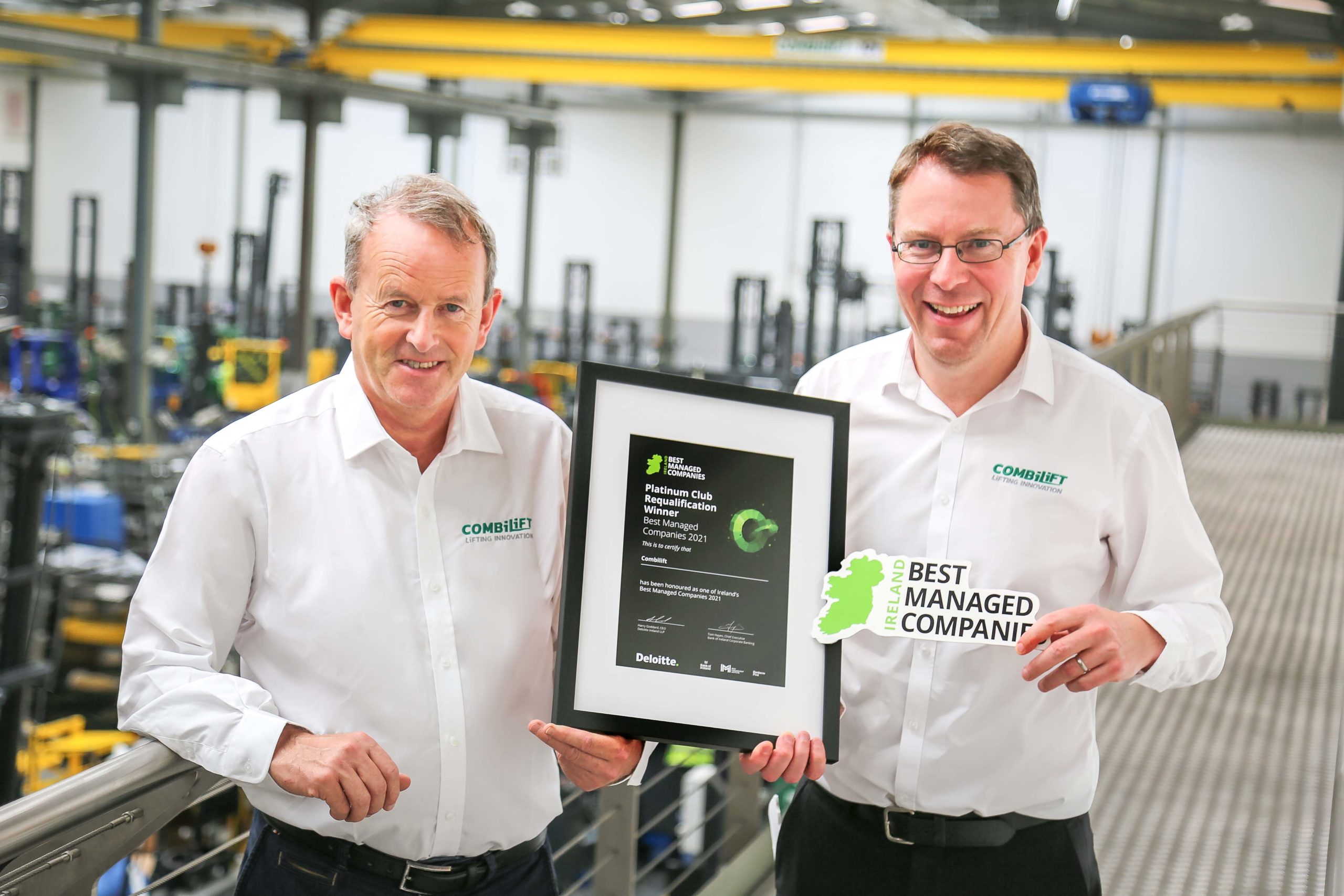 Deloitte's Best Managed Companies 2021 Awarded to Combilift