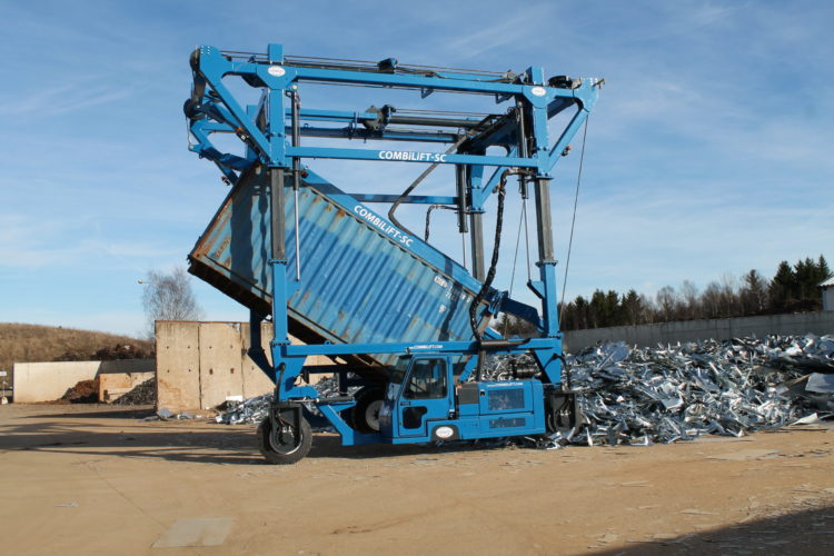 Combilift – COMBI-SC – Straddle Carrier - Handling Containers - Tipping Container - Scrappage